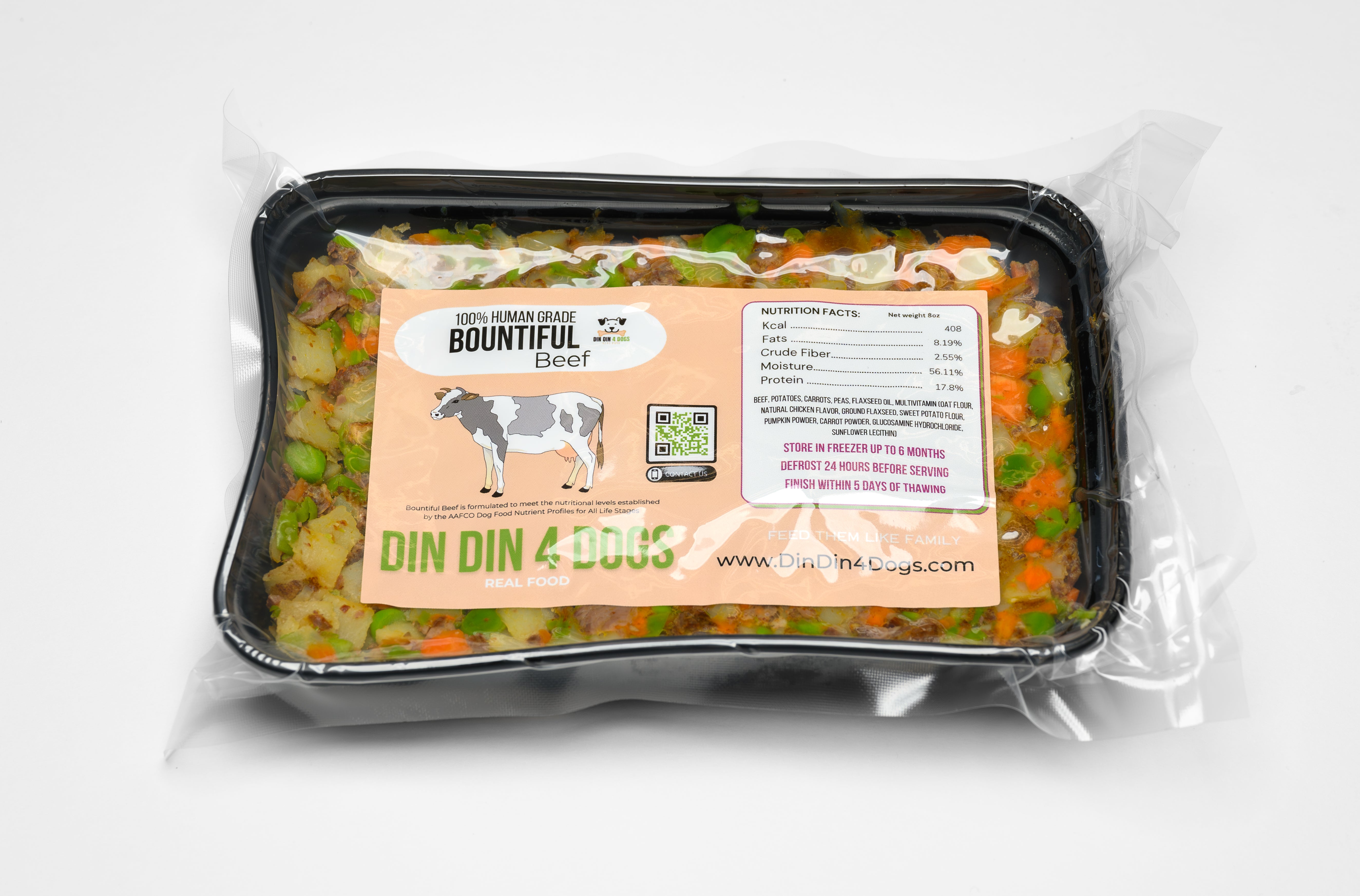 Bountiful Beef - case includes 24, 8oz meals