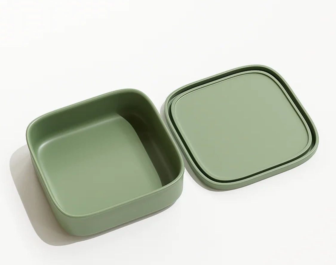 Silicone Storage Container Green